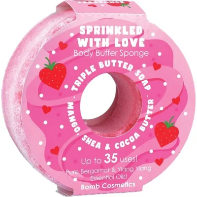 Body Buffer Donut Sprinkled with Love